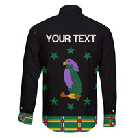 Personalized Dominica Sisserou Parrot Simple Style Family Matching Long Sleeve Bodycon Dress and Hawaiian Shirt LT9 - Wonder Print Shop