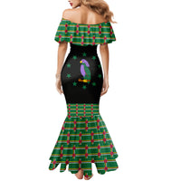 Personalized Dominica Sisserou Parrot Simple Style Family Matching Mermaid Dress and Hawaiian Shirt LT9 - Wonder Print Shop