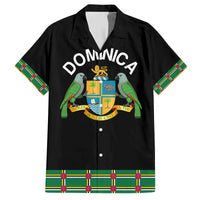 Personalized Dominica Sisserou Parrot Simple Style Family Matching Off Shoulder Long Sleeve Dress and Hawaiian Shirt - Wonder Print Shop