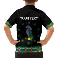 Personalized Dominica Sisserou Parrot Simple Style Family Matching Off Shoulder Maxi Dress and Hawaiian Shirt LT9 - Wonder Print Shop