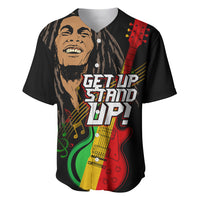 Legend Bob Get Up Stand Up Baseball Jersey Reggae Multicolored LT9 - Wonder Print Shop