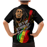 Legend Bob Get Up Stand Up Family Matching Mermaid Dress and Hawaiian Shirt Reggae Multicolored LT9 - Wonder Print Shop