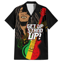 Legend Bob Get Up Stand Up Hawaiian Shirt Reggae Multicolored - Wonder Print Shop