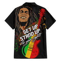 Legend Bob Get Up Stand Up Hawaiian Shirt Reggae Multicolored - Wonder Print Shop