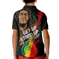 Legend Bob Get Up Stand Up Kid Polo Shirt Reggae Multicolored - Wonder Print Shop
