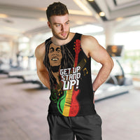 Legend Bob Get Up Stand Up Men Tank Top Reggae Multicolored - Wonder Print Shop