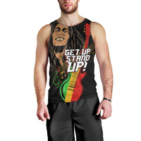 Legend Bob Get Up Stand Up Men Tank Top Reggae Multicolored - Wonder Print Shop
