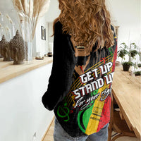 Legend Bob Get Up Stand Up Women Casual Shirt Reggae Multicolored - Wonder Print Shop
