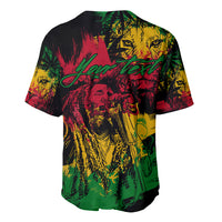 Rastafarian Lion Legend Bob Baseball Jersey Reggae Festival Sketch Portrait LT9 - Wonder Print Shop