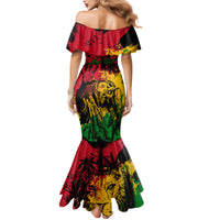 Rastafarian Lion Legend Bob Mermaid Dress Reggae Festival Sketch Portrait - Wonder Print Shop