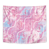 Japanese Koi Fish Tapestry Pink Wagara Palaka Honohono Pikake Lei