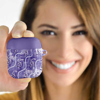 Japanese Koi Fish AirPods Case Purple Wagara Palaka Honohono Pikake Lei