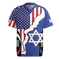 USA Israel Rugby Jersey Stars of David Sporty Style