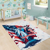 Personalized United States Independence Day Area Rug Statue of Liberty Happy 4th Of July LT9 - Wonder Print Shop