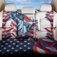 Personalized United States Independence Day Back Car Seat Cover Statue of Liberty Happy 4th Of July LT9 - Wonder Print Shop