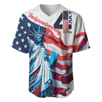 Personalized United States Independence Day Baseball Jersey Statue of Liberty Happy 4th Of July LT9 - Wonder Print Shop