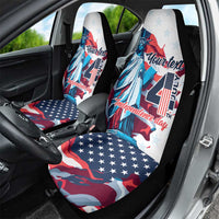 Personalized United States Independence Day Car Seat Cover Statue of Liberty Happy 4th Of July LT9 - Wonder Print Shop