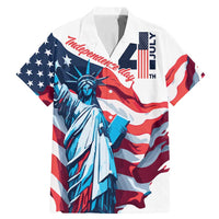 Personalized United States Independence Day Family Matching Mermaid Dress and Hawaiian Shirt Statue of Liberty Happy 4th Of July LT9 - Wonder Print Shop