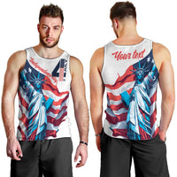 Personalized United States Independence Day Men Tank Top Statue of Liberty Happy 4th Of July - Wonder Print Shop