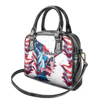 Personalized United States Independence Day Shoulder Handbag Statue of Liberty Happy 4th Of July