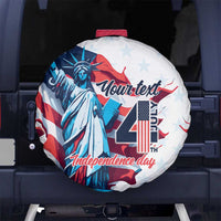 Personalized United States Independence Day Spare Tire Cover Statue of Liberty Happy 4th Of July - Wonder Print Shop