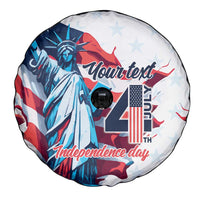 Personalized United States Independence Day Spare Tire Cover Statue of Liberty Happy 4th Of July - Wonder Print Shop