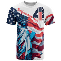 Personalized United States Independence Day T Shirt Statue of Liberty Happy 4th Of July - Wonder Print Shop
