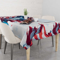 Personalized United States Independence Day Tablecloth Statue of Liberty Happy 4th Of July - Wonder Print Shop