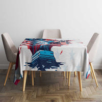 Personalized United States Independence Day Tablecloth Statue of Liberty Happy 4th Of July - Wonder Print Shop