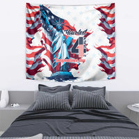Personalized United States Independence Day Tapestry Statue of Liberty Happy 4th Of July - Wonder Print Shop