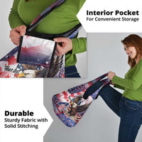 Personalized American Eagles 4th of July Grocery Bag USA Independence Day