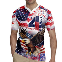 Personalized American Eagles 4th of July Rugby Jersey USA Independence Day - Wonder Print Shop