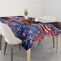 Personalized American Eagles 4th of July Tablecloth USA Independence Day - Wonder Print Shop