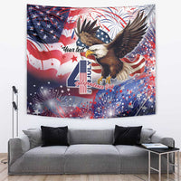 Personalized American Eagles 4th of July Tapestry USA Independence Day - Wonder Print Shop