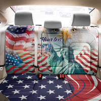 Personalized 4th of July USA Statue of Liberty Back Car Seat Cover Happy Independence Day LT9 - Wonder Print Shop