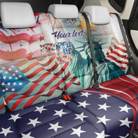 Personalized 4th of July USA Statue of Liberty Back Car Seat Cover Happy Independence Day LT9 - Wonder Print Shop