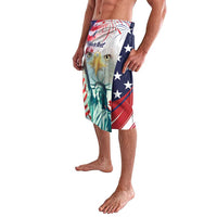 Personalized 4th of July USA Statue of Liberty Lavalava Happy Independence Day - Wonder Print Shop