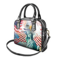 Personalized 4th of July USA Statue of Liberty Shoulder Handbag Happy Independence Day