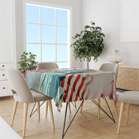 Personalized 4th of July USA Statue of Liberty Tablecloth Happy Independence Day - Wonder Print Shop