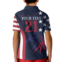 Custom USA Rugby Kid Polo Shirt The Eagles Summer Paris 2024 - Wonder Print Shop