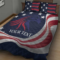 Custom USA Rugby Quilt Bed Set The Eagles Summer Paris 2024 - Wonder Print Shop