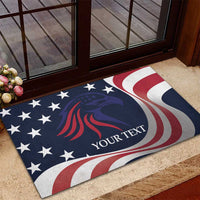 Custom USA Rugby Rubber Doormat The Eagles Summer Paris 2024 - Wonder Print Shop
