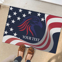 Custom USA Rugby Rubber Doormat The Eagles Summer Paris 2024 - Wonder Print Shop