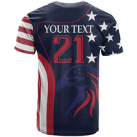 Custom USA Rugby T Shirt The Eagles Summer Paris 2024 - Wonder Print Shop