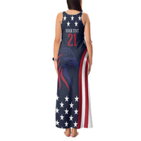 Custom USA Rugby Tank Maxi Dress The Eagles Summer Paris 2024 - Wonder Print Shop