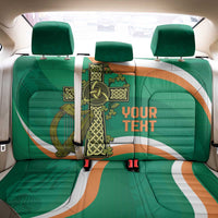Custom Ireland Rugby Back Car Seat Cover Green Celtic Knot Summer Paris 2024 LT9 - Wonder Print Shop