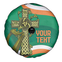 Custom Ireland Rugby Spare Tire Cover Green Celtic Knot Summer Paris 2024 - Wonder Print Shop