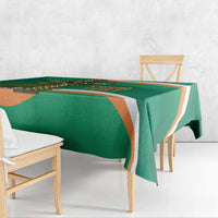 Custom Ireland Rugby Tablecloth Green Celtic Knot Summer Paris 2024 - Wonder Print Shop