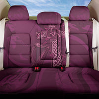 Ireland Rugby Back Car Seat Cover Maroon Celtic Knot Summer Paris 2024 LT9 - Wonder Print Shop
