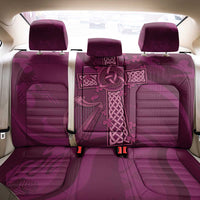 Ireland Rugby Back Car Seat Cover Maroon Celtic Knot Summer Paris 2024 LT9 - Wonder Print Shop